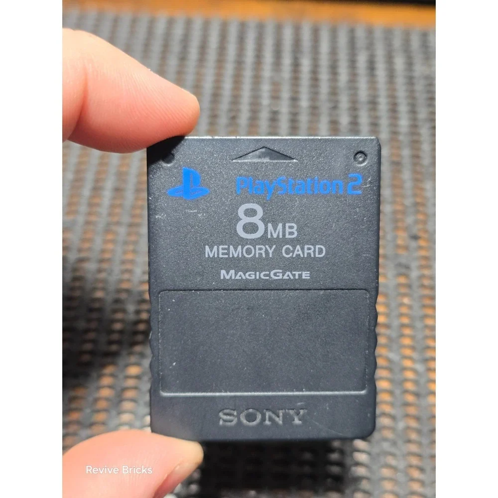 Official SONY PlayStation‎ 2 OEM Memory Card for PS2 Console Black SCPH-10020